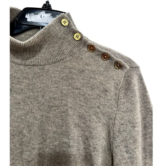 Lauren Ralph Buttoned Shoulder Sweater - Size M - Pre-owned - Picture 3 of 3